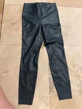 White House Black Market Black Faux-Leather Leggings